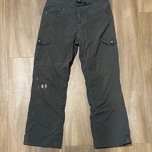 Kuhl Women’s Splash Roll Up Cargo Pants Vintage Patina Dye Khaki Size 14 Reg